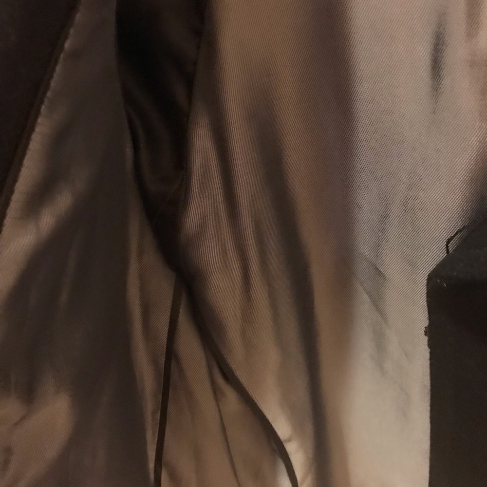 BCBG Double Breasted Wool Jacket Cropped Black - Picture 4 of 5